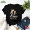 47 Years Of U2 Band Signature T-Shirt Classic Rock Shirt Vintage Unisex