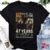 47 Years U2 Band Signature Shirt Achtung Baby Tour 2023 Sweatshirt Classic