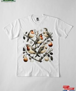5 Calling Birds 2 12 Days Of Christmas Premium T-Shirt Sweatshirt Classic