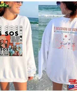 5 Seconds Of Summer 2 Sided Shirt The Show 2023 Tour 5Sos Band T-Shirt Sweatshirt 5 Seconds Of Summer 2 Sided Shirt The Show 2023 Tour 5Sos Band T-Shirt Sweatshirt