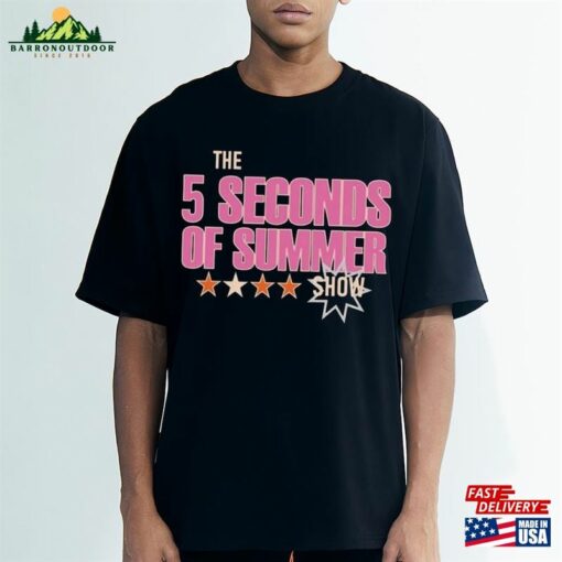 5 Seconds Of Summer Band Music Shirt 5Sos The Show 2023 Tour Classic T-Shirt