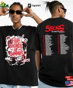 5 Seconds Of Summer Fan Shirt 5Sos World Tour 2023 T-Shirt Sweatshirt