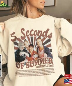 5 Seconds Of Summer Merch Music Shirt 5Sos World Tour Graphic Tee T-Shirt Sweatshirt