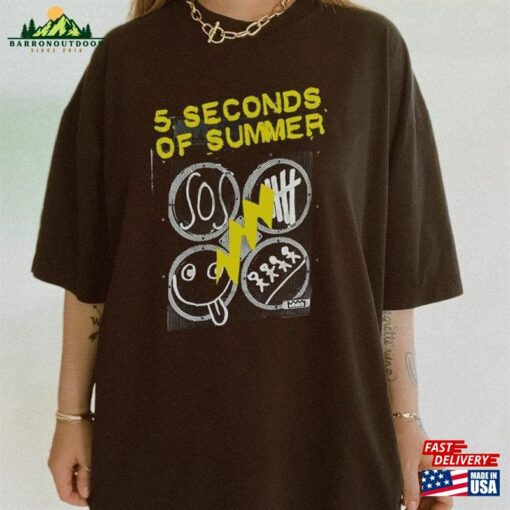 5 Seconds Of Summer Music Shirt Merch Vintage The Show 2023 Tour Sweatshirt 5Sos Classic T-Shirt