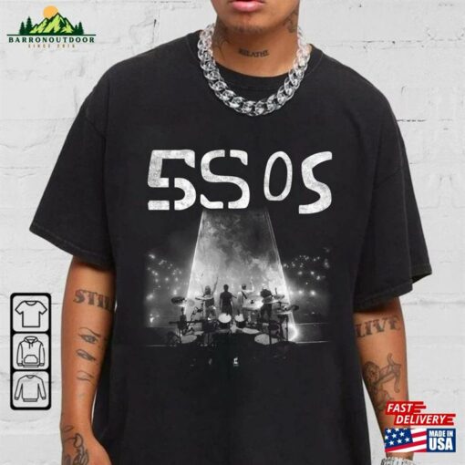 5 Seconds Of Summer Music Shirt Merch Vintage The Show 2023 Tour Sweatshirt T-Shirt