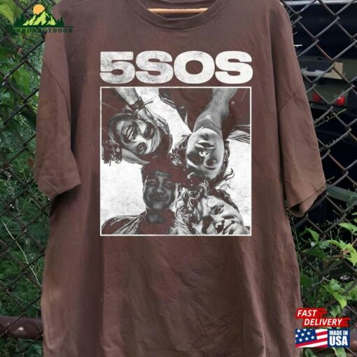 5 Seconds Of Summer Music Shirt Sos Merch Vintage The Show 2023 Tour Unisex Hoodie