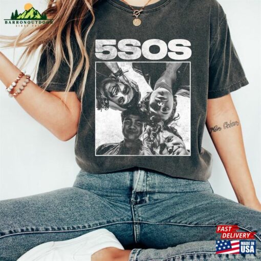 5 Seconds Of Summer Music Shirt Sos Merch Vintage The Show 2023 Tour Unisex Hoodie