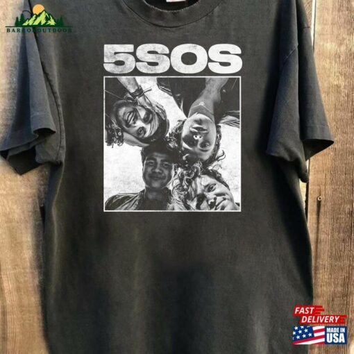 5 Seconds Of Summer Music Shirt Sos Merch Vintage The Show 2023 Tour Unisex Hoodie