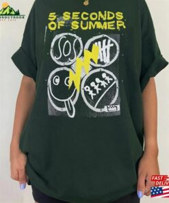 5 Seconds Of Summer Music Shirt Sos Vintage The Show 2023 Tour Sweatshirt T-Shirt Hoodie