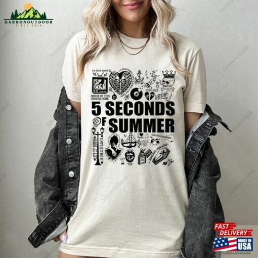 5 Seconds Of Summer Music Shirt The Show 2023 Tour 5Sos Gift Unisex T-Shirt Bella Canvas Classic