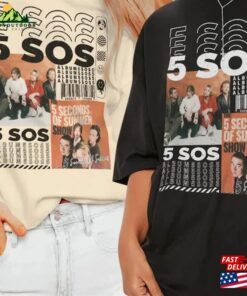 5 Seconds Of Summer Music Shirt Tour Sweatshirt 5Sos 2023 Gift Hoodie Unisex