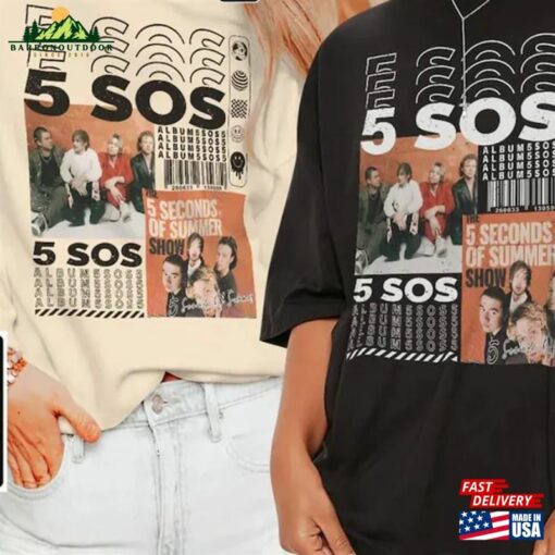 5 Seconds Of Summer Music Shirt Tour Sweatshirt 5Sos 2023 Gift V1 Y2k Merch Vintage The Show 1523776398 Classic