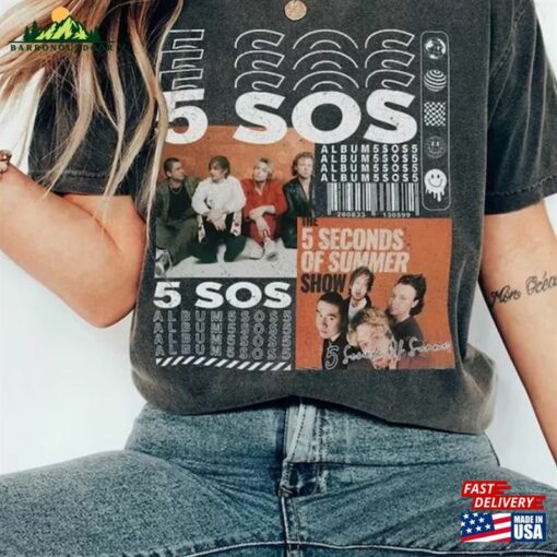 5 Seconds Of Summer Music Shirt Tour Sweatshirt 5Sos 2023 Gift V1 Y2k Merch Vintage The Show 1523776398 Classic