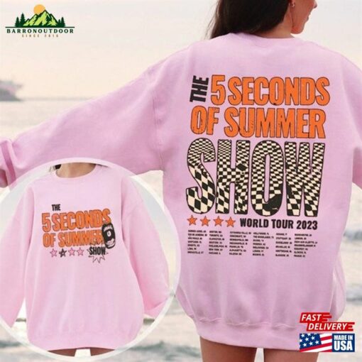 5 Seconds Of Summer Music Shirt V1 Y2k Merch Vintage The Show 2023 Tour Sweatshirt 5Sos Gift T-Shirt