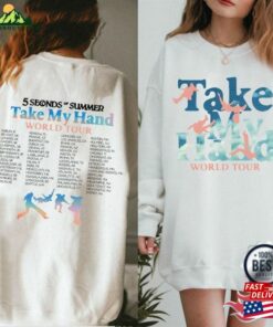 5 Seconds Of Summer Music Shirt V1 Y2k Merch Vintage The Show 2023 Tour Sweatshirt 5Sos Gift Unisex