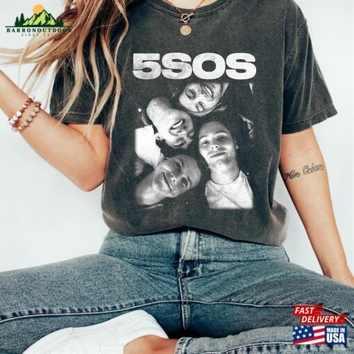 5 Seconds Of Summer Music Shirt V1 Y2k Merch Vintage The Show 2023 Tour T-Shirt Unisex