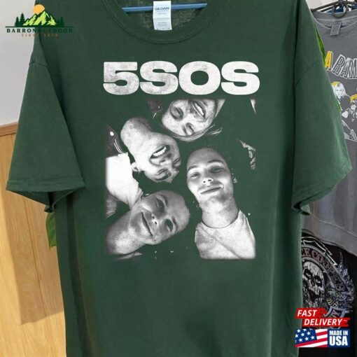 5 Seconds Of Summer Music Shirt V1 Y2k Merch Vintage The Show 2023 Tour T-Shirt Unisex