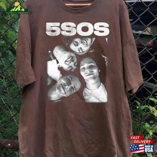 5 Seconds Of Summer Music Shirt V1 Y2k Merch Vintage The Show 2023 Tour T-Shirt Unisex