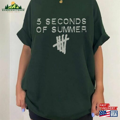 5 Seconds Of Summer Music Shirt Vintage The Show 2023 Tour Sweatshirt Hoodie Classic