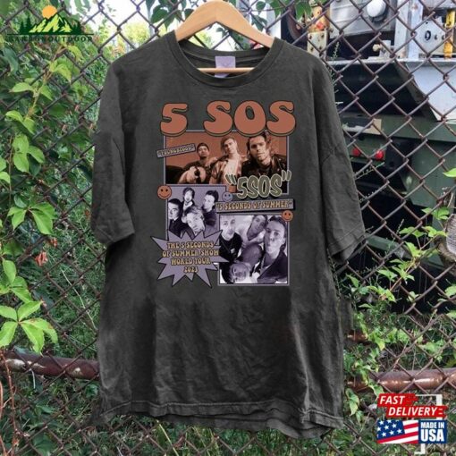 5 Seconds Of Summer Music Shirt Vintage The Show 2023 Tour Sweatshirt T-Shirt Classic