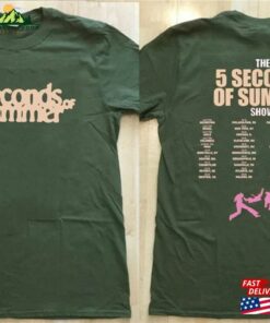 5 Seconds Of Summer Shirt 5Sos T-Shirt Sweatshirt Hoodie Unisex Show World Tour 2023