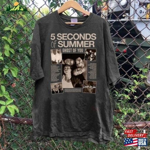 5 Seconds Of Summer Show T-Shirt 5Sos Ghost You Sweatshirt Pop Rock Band Merch Classic