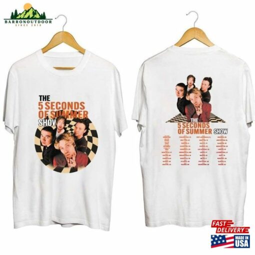 5 Seconds Of Summer T-Shirt The Show 2023 Tour Sweatshirt Take My Hand Classic