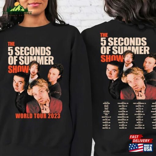 5 Seconds Of Summer World Tour 2023 2024 Shirt 5Sos Fan T-Shirt Classic Hoodie