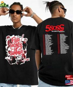 5 Seconds Of Summer World Tour 2023 2024 Shirt 5Sos Fan T-Shirt Hoodie