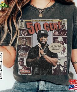 50 Cent Comic Shirt 90S Vintage Merch Book Art Candy Shop The Massacre Album World Tour Tickey 2023 Graphic Tee L286 Unisex T-Shirt 1 50 Cent Comic Shirt 90S Vintage Merch Book Art Candy Shop The Massacre Album World Tour Tickey 2023 Graphic Tee L286 Unisex T Shirt 2