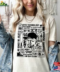 50 Cent Shirt Hip Hop T-Shirt Tour 2023 Unisex Classic