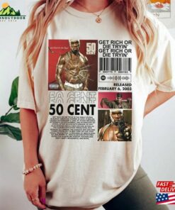 50 Cent Vintage T-Shirt Get Rich Or Die Tryin Album 90S Y2k Rap Shirt Classic Hoodie 50 Cent Vintage T-Shirt Get Rich Or Die Tryin Album 90S Y2k Rap Shirt Classic Hoodie