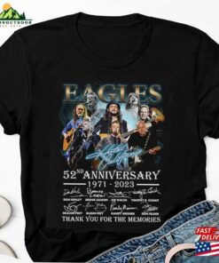 52Nd Anniversary Eagles Band Shirt The Long Goodbye Final Tour 2023 T-Shirt Fan Gifts Classic