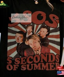 5Sos Funny Shirt 5 Seconds Of Summer T-Shirt Vintage The Show 2023 Tour Sweatshirt Classic Hoodie
