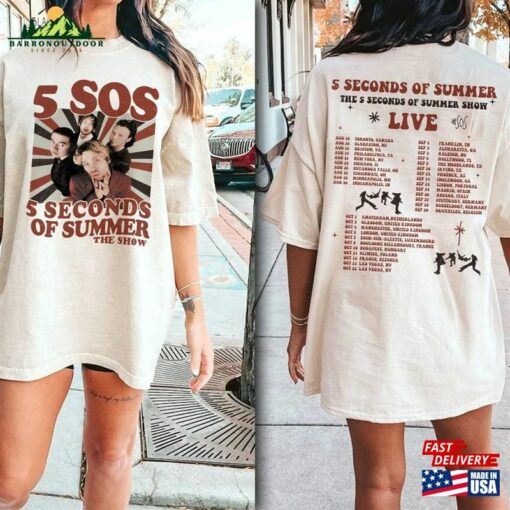 5Sos Live Show 2023 5 Seconds 2Side Tracklist Shirt Hoodie Sweatshirt