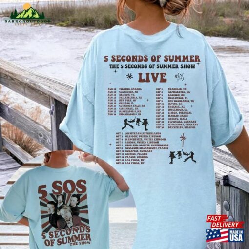 5Sos Live Show 2023 5 Seconds 2Side Tracklist Shirt Hoodie Sweatshirt