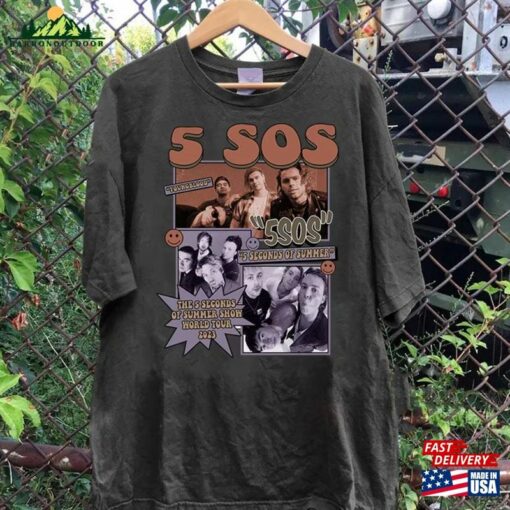 5Sos Rock Band Tee 5 Seconds Of Summer Music Shirt Unisex T-Shirt