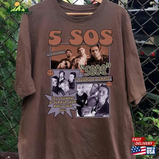 5Sos Rock Band Tee 5 Seconds Of Summer Music Shirt Unisex T-Shirt