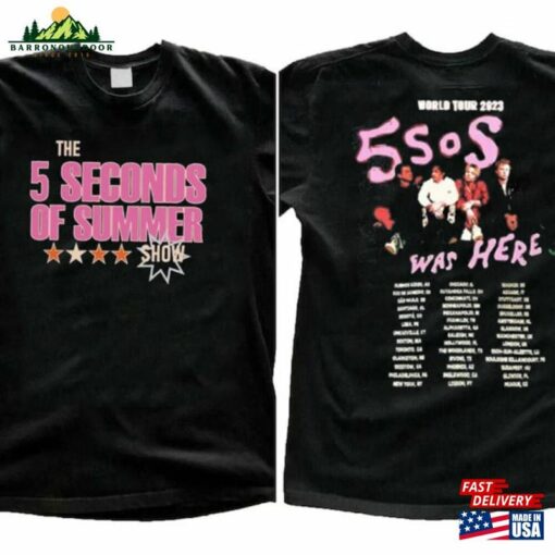 5Sos Tour 2023 Shirt The Show Merch 5 Seconds Of Summer Sweatshirt Classic Hoodie