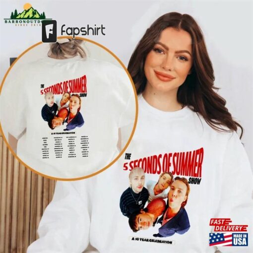 5Sos World Tour 2023 Shirt 5 Seconds Of Summer 2024 Fan Sweatshirt Classic