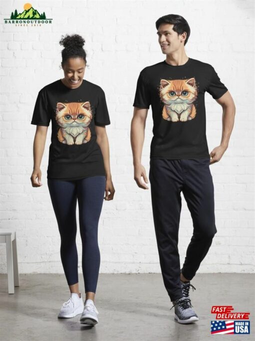 6 Cute Golden Shaded Persian Cat Active T-Shirt Classic