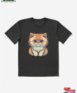 6 Cute Golden Shaded Persian Cat Active T-Shirt Classic
