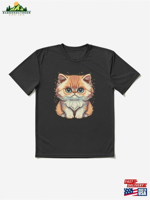 6 Cute Golden Shaded Persian Cat Active T-Shirt Classic