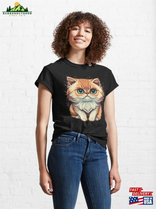 6 Cute Golden Shaded Persian Cat Classic T-Shirt Hoodie