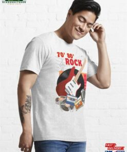 70'S 80'S Rock Guitar Vinyl Record Magnetophone Tape Classic T-Shirt 2 70S 80S Rock Guitar Vinyl Record Magnetophone Tape Classic T Shirt 3