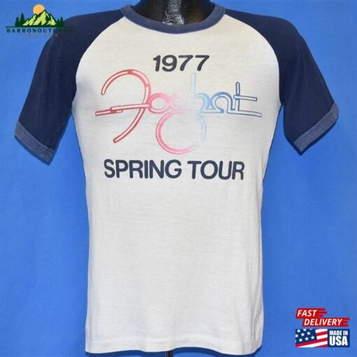 70S Foghat Spring Tour 1977 T Shirt Small Classic T-Shirt