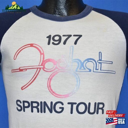 70S Foghat Spring Tour 1977 T Shirt Small Classic T-Shirt