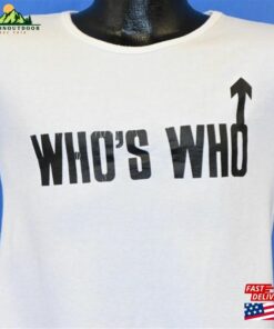 70S Who’s Who Tour Rock Band Daltrey Townshend White T Shirt Small T-Shirt Hoodie 70S Who’s Who Tour Rock Band Daltrey Townshend White T Shirt Small T-Shirt Hoodie