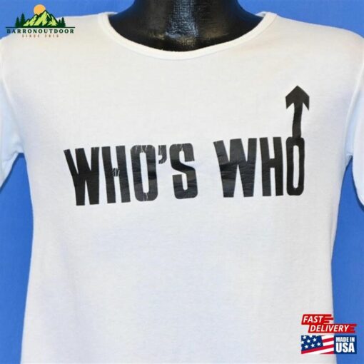 70S Who’s Who Tour Rock Band Daltrey Townshend White T Shirt Small T-Shirt Hoodie