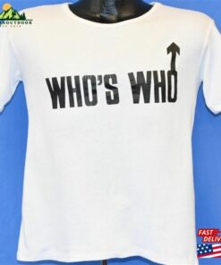70S Who's Who Tour Rock Band Daltrey Townshend White T Shirt Small T-Shirt Hoodie 2 70S Whos Who Tour Rock Band Daltrey Townshend White T Shirt Small T Shirt Hoodie 3